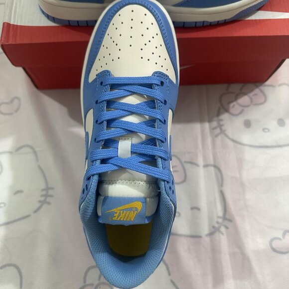 Nike Dunk Blue And White Low-Top Sneakers - Picture 3 of 6